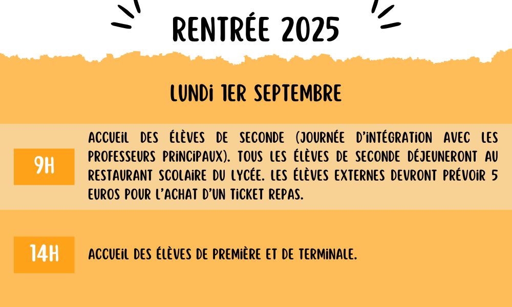 Rentrée 2025