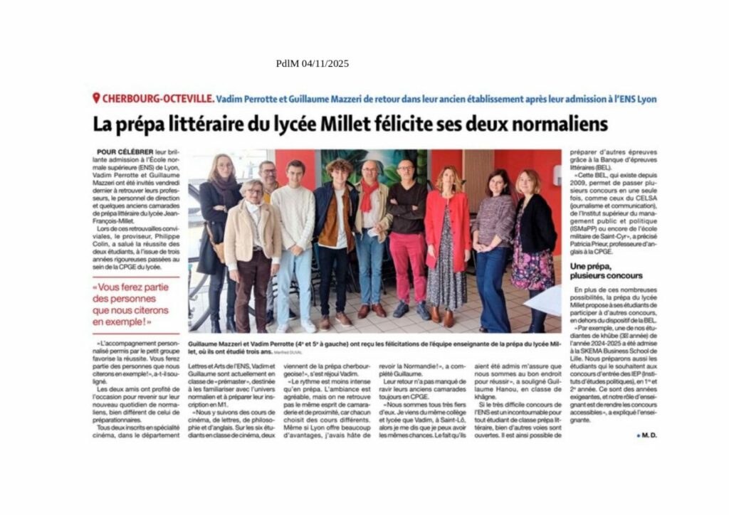 Presse de la Manche 04/11/25