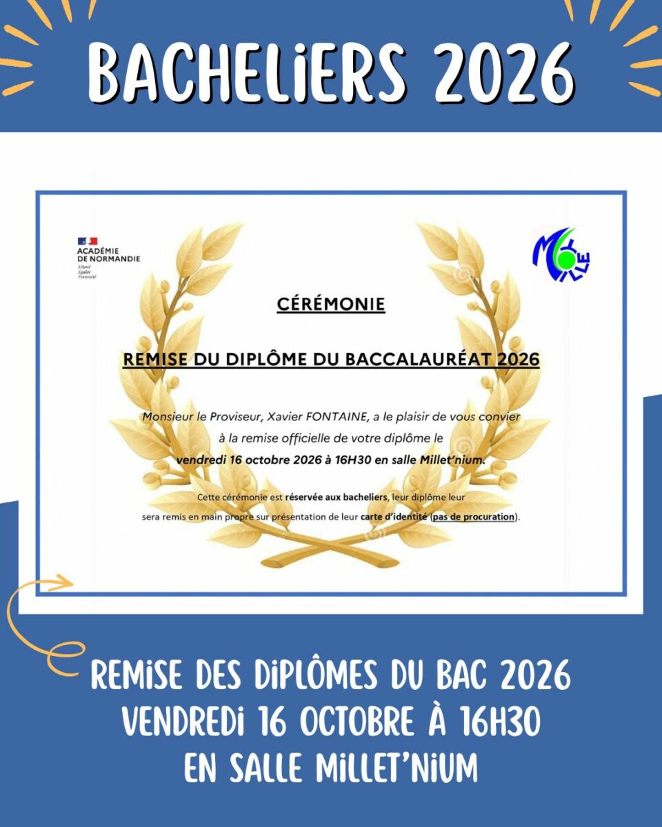 Cérémonie officielle de remise du Baccalauréat